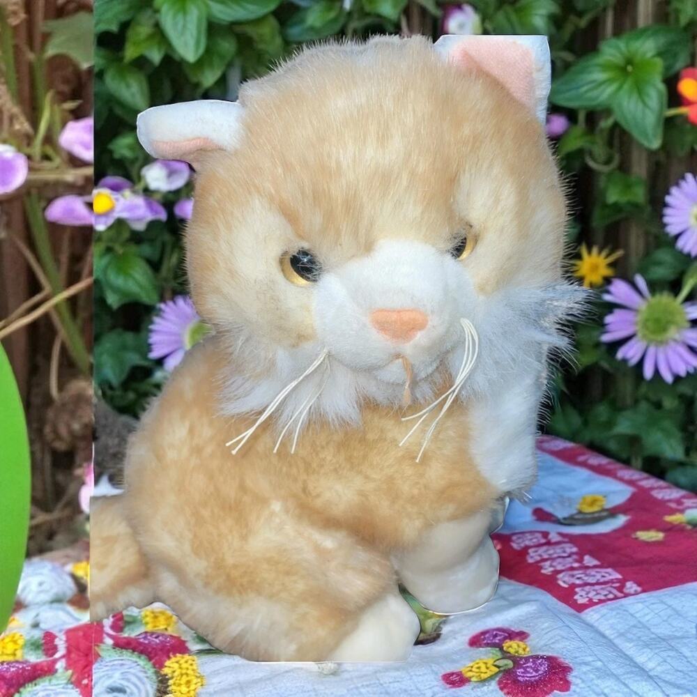 Dan Dee 10" Plush Kitty Cat Stuffed Animal Collectors Baby Shower Nursery Gift